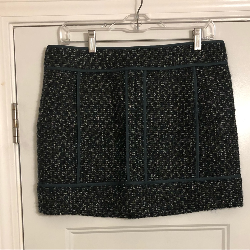 J Crew Tweed Mini Skirt